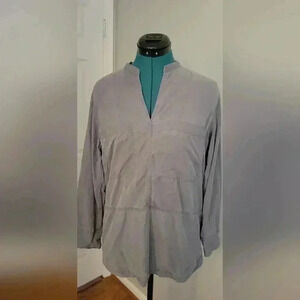 Gap Size Small Tencel Grey Tunic Top